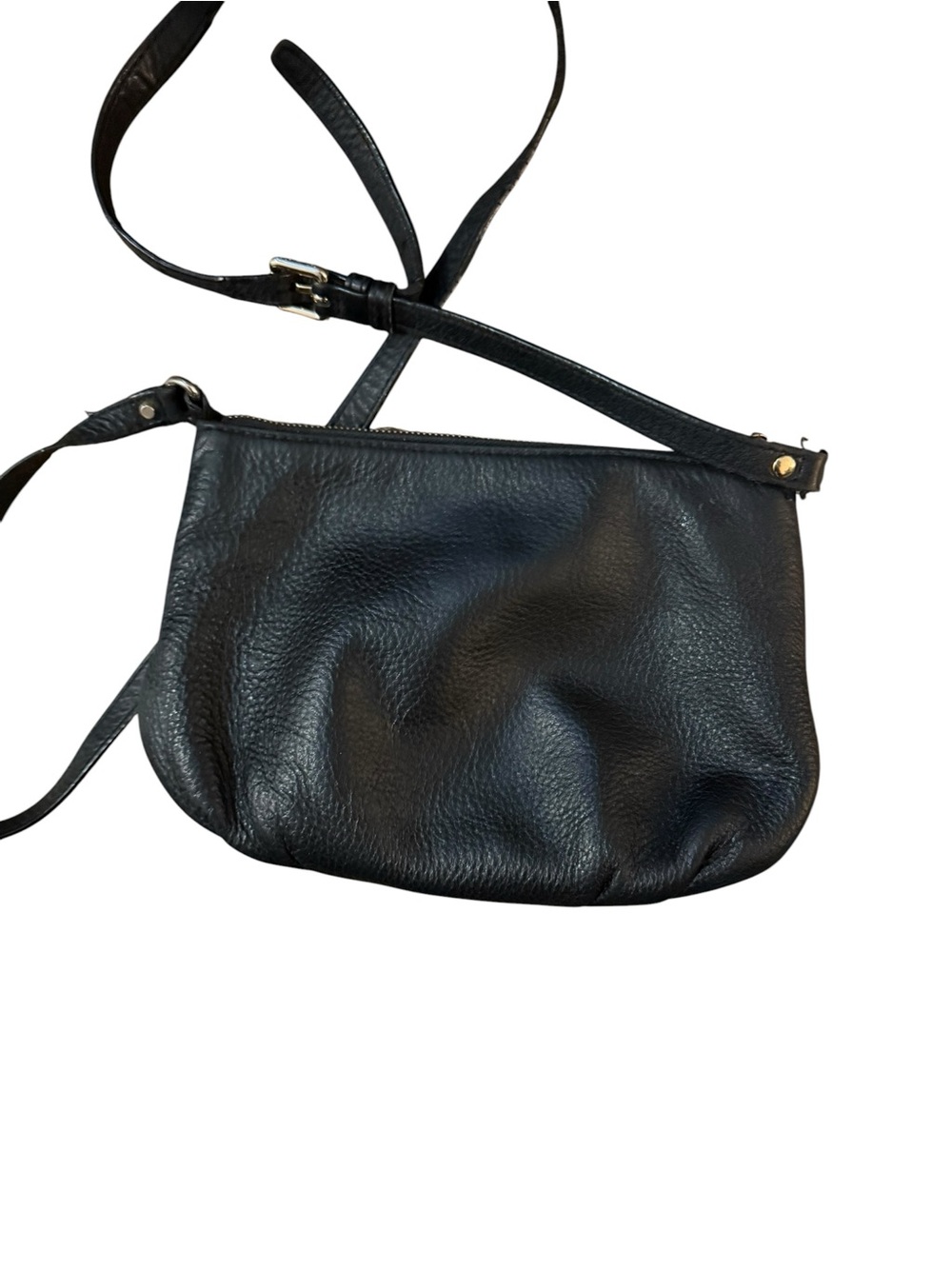 Michael Kors Black Pebbled Leather Crossbody Bag - Picture 3 of 4